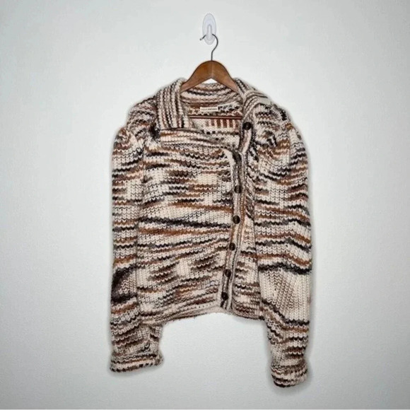 Ulla Johnson Sweaters - Ulla Johnson Alpaca Matilde Turtleneck Buttoned Sweater Cardigan